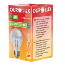 Lâmpada Eco Halogena Clara H60 42w 220v Ourolux