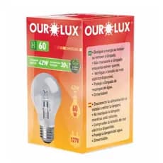 Lâmpada Eco Halogena Clara H60 42w 127v Ourolux