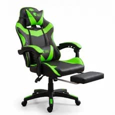 Cadeira Gamer Profissional Escritório Ergonômica Reclinável Confortável Com Rodinha E Apoio Para Pés