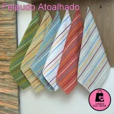 Pano de Copa Guardanapo Bonjour 3, 5, 6 Peças 70cm x 45cm Atoalhado Felpudo 100% Algodão