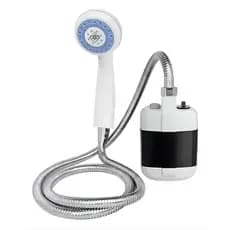 Chuveiro Portátil Recarregável Camping 5L À Prova Dágua Branco