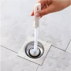 Escova de Limpeza para Ralo e Pia - Flexível e Durável, 45cm