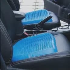 Almofada Gel Favo de Mel Grande Grossa Ortopedica Anticansaço Para Escritório Casa Carro