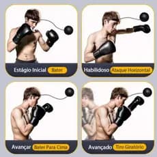 Bola de Boxe com Banda de Cabeça