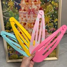 Impressão 3D gigante grande grampo de cabelo influenciador ins estilo engraçado criativo clipe decorativo foto adereços