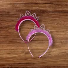 Kit com 2 Tiaras Arco Infantil Menina Princesa Acessórios Cabelo
