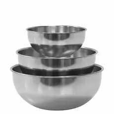 Conjunto Bacia Bowl Redonda Tigela Multiuso Cozinha Utensilio 6.8L Pote Grande Aluminio