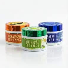 Kit Cronograma Capilar Orgânico Ledebut (Hidratação, Nutrição e Reconstrução) - 900ml PROMOÇÃO