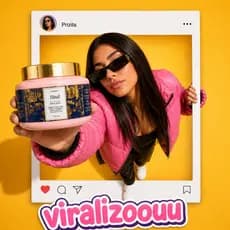 Máscara & Leave-in 2 em 1 de Argila Rosa, Brilho Intenso e Hidratação Anti Frizz - Heal Ledebut - 500g Promoção