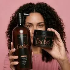 Kit Cachos Ativador leave-in + Máscara de Cachos Ledebut - Definição Hidratação Controle do Frizz  1,3L