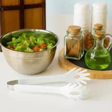 Pegador Multiuso de Cozinha – Utensílio Prático para Salada, Churrasco e Alimentos
