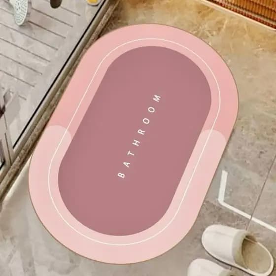 Tapete Antiderrapante Banheiro De Secagem Rápida para Box de Chuveiro Tapete Decorativo