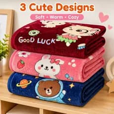 Manta Cobertor De Bebê Infantil 90x110cm Quentinha Estampas Variadas