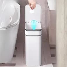 Lixeira Inteligente 13L Com Sensor Automático 3 Funções Banheiro Cozinha Escritório