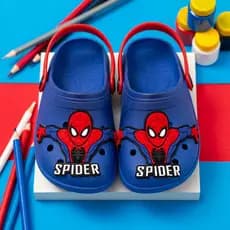 Babuche Infantil Menino Aranha Herói Personagem Spider Solado Antiderrapante Segura Promoção