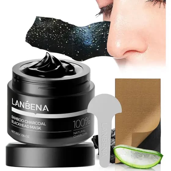 Lanbena Máscara Facial Removedora De Cravos Com Carvão De Bambu 30g