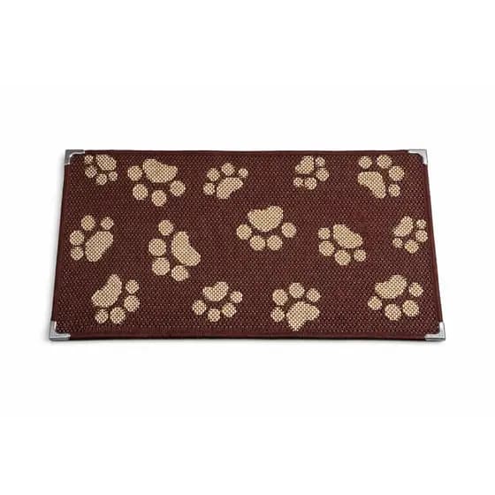 Tapete Pet Decorativo Com Ponteiras De Metal Base Antiderrapante Para área Pet Porta De Entrada