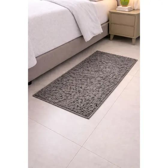 Tapete Beira De Cama Antiderrapante Soft 1,00M X 0,50CM  (Antialérgico Entradas Portas)