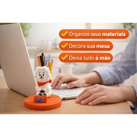 Suporte de Telefone Para Mesa persogen  Mang RJ laranja