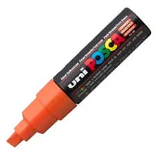 Caneta Posca PC-8K Laranja uni-ball