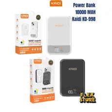 Power Bank 10.000 mah Carregador Portátil Magnético Por Indução Bateria Externa Compátivel com Magsafe Kaidi KD-998