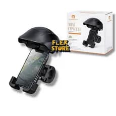 Suporte Celular Moto Bicicleta H’Maston Mini Capacete Impermeável Anti Chuva Universal Guidão