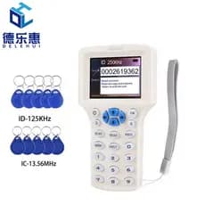 Leitor Cartão Inteligente RFID Copiadora 125KHZ 13.56Mhz IC/ID Gravador Chave Duplicador Programador