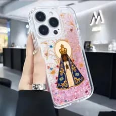 Capa Para iPhone 13 12 11 16 Ar 17 15 14 Pro Max XR Macaron Cor Silicone Deriva Areia Deus Ajuda A Desejo