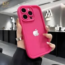 Capa Para iPhone 17 16 15 14 13 12 11 Pro Max Plus Air XR Anti Queda De Metal Logotipo Da Apple Silicone Softcase Mopo