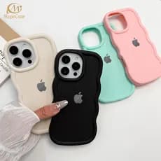 SoftCase Para iPhone 13 14 12 11 17 Pro Max Ar 16 15 XS XR Macaron Cor Apple Logotipo Caso De Telefone Mopo