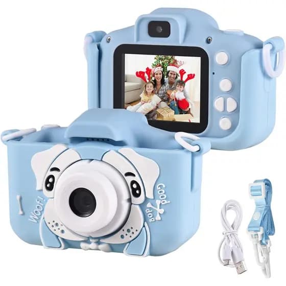 【52% off】Câmera Fotográfica De Cachorrinho Infantil Digital Sd Vídeos Hd Fotos