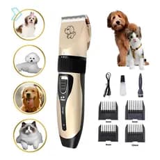 Kit De Luxo Para Beleza E Higiene De Animais De Estimação : Máquina Com Controle Digital , Cortador Recurso