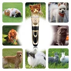 Kit De Máquina Para Cuidar De Animais De Estimação + Tesoura + Pente + Lixa Profissional Cães E Gatos