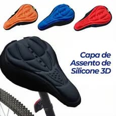 Capa Confortável Para Selim De Bicicleta – Acessório De Ciclismo Com Esponja De Silicone Espessada 3D