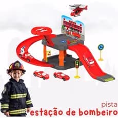 25 Peças Brinquedo de Bombeiros | Carro de Bombeiro e Acessórios | Kit Educativo Infantil
