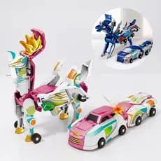 Carro De Deformação Combinado De Colisão Magnética-Veículo De Brinquedo Infantil 2 Em 1