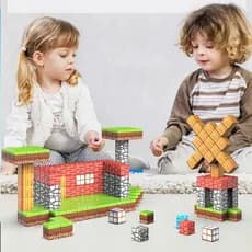 Blocos De Floresta Magnética Educacionais STEM – Brinquedos De Construção De Montagem