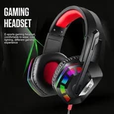 Q8 Gamer Headset Com Microfone Fones De Ouvido Fio Para PC Ps4 XBOX Computador Celular , P3