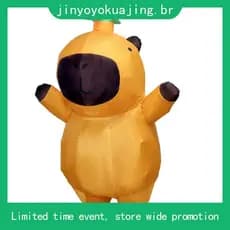 Terno Incrível Inflável Para Cosplay Adulto Santa Boneco De Neve Gingerbread Man