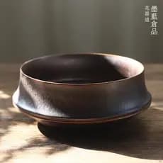 Tinta azul flor de bambu placa de flor arte Floral chinesa Zen vaso de flores estilo chinês estilo japonês cerimônia de
