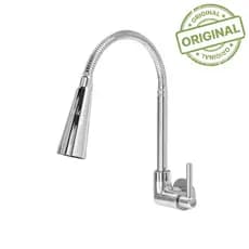 Torneira Gourmet Parede Cromada Flexível 2 Jatos Prática e Moderna