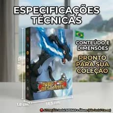 Álbum Pokémon 240 Cartas Pasta Porta Cards Tcg Coleção HD