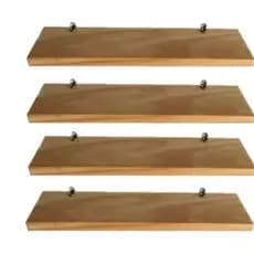Prateleira madeira Cru 60cm x 20cm