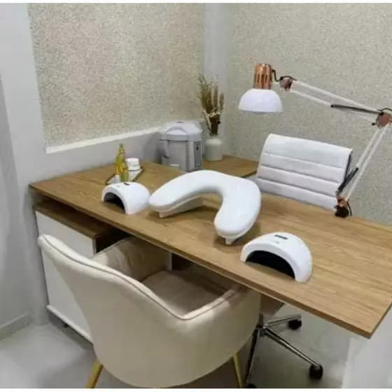 Apoio Duplo Pelucia Nail Designer Ergonômico (Super confortável)