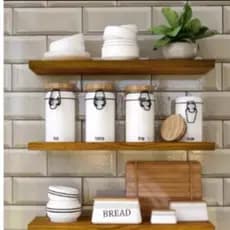 Kit prateleira Mdf Cru natural rústico sem acabamento decoração e estilo