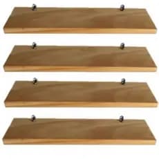 Kit Prateleira MDF Cru 30x10 nicho decoração