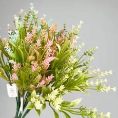 Planta Artificial matinho Decoração Jardim Folhagens Flores falsas - SD801785