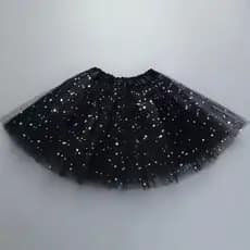 Saia Tule Tutu Brilho Colorido 30cm Ballet Carnaval Dança Festa Fantasia Diversas Cores - SQX001101