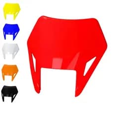 Carenagem de Farol Tornado Xr 250 Amx Vermelho Branco Trilha Motocross