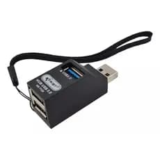 Hub Usb 3.0 E 2.0 3 Portas Portátil Dados Usb Pratico 5gbps